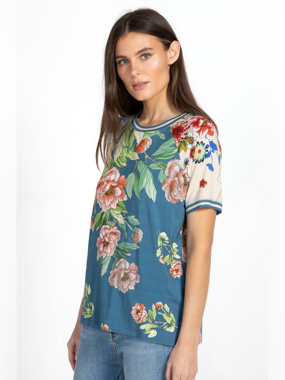 Johnny Was Romano Raglan Tee
